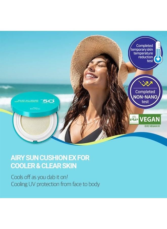 SCINIC - Enjoy All Round Airy Sun Cushion EX