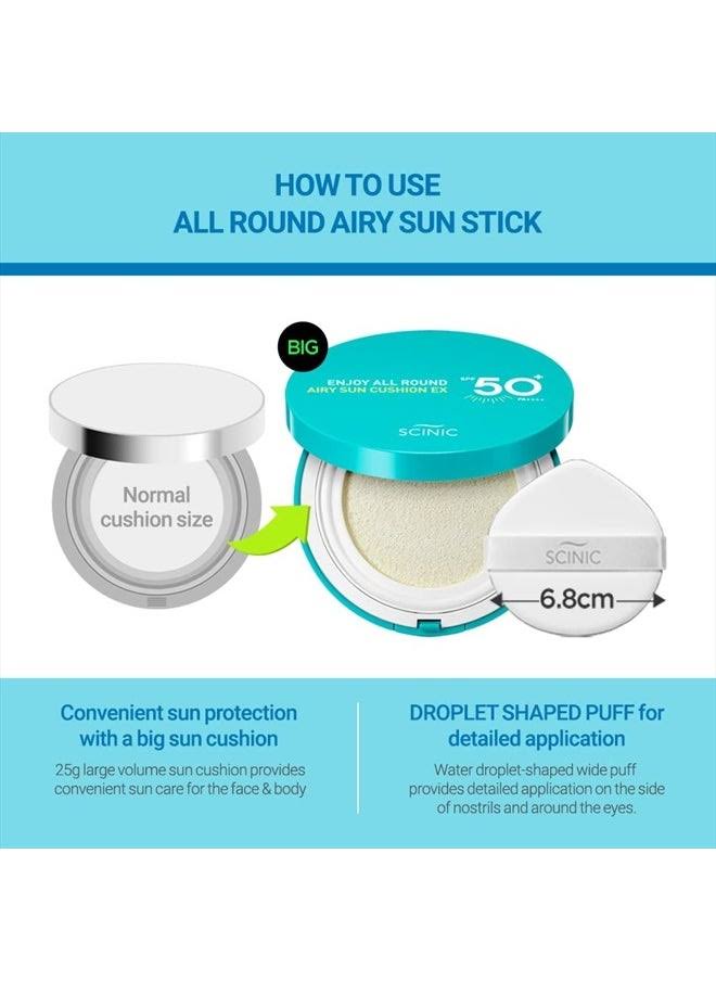 SCINIC - Enjoy All Round Airy Sun Cushion EX