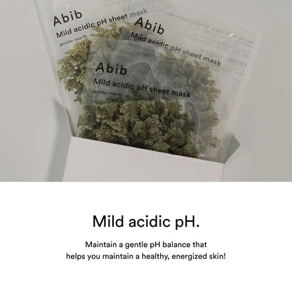 Abib - Mild acidic pH sheet mask (Jericho rose fit)