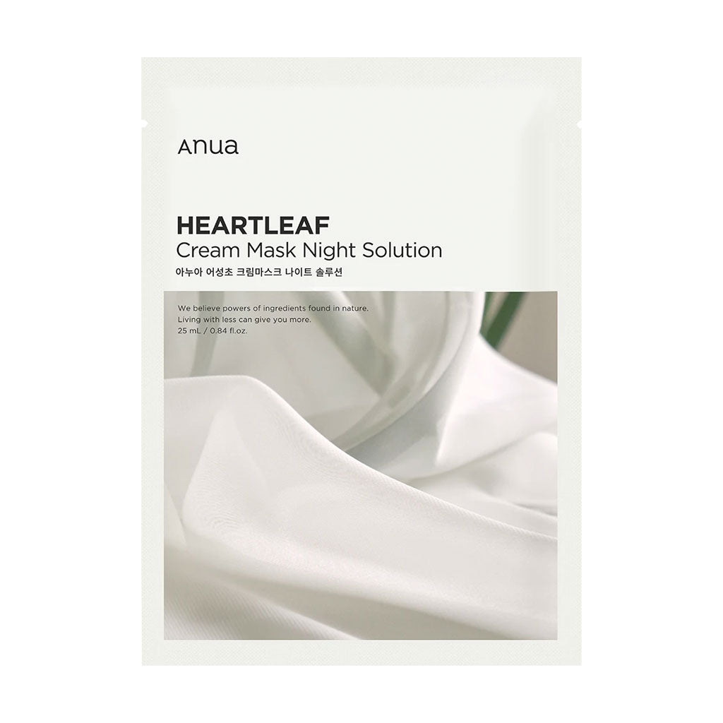 Anua - Heartleaf Cream Mask Night Solution Pack