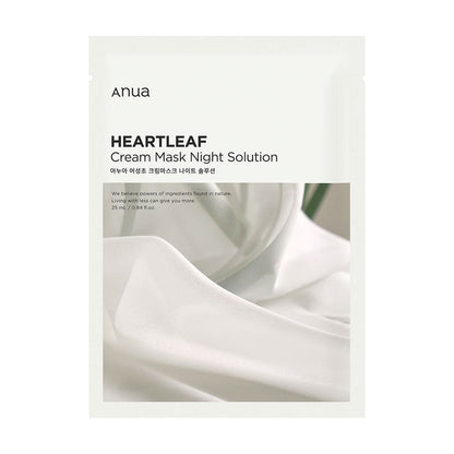 Anua - Heartleaf Cream Mask Night Solution Pack