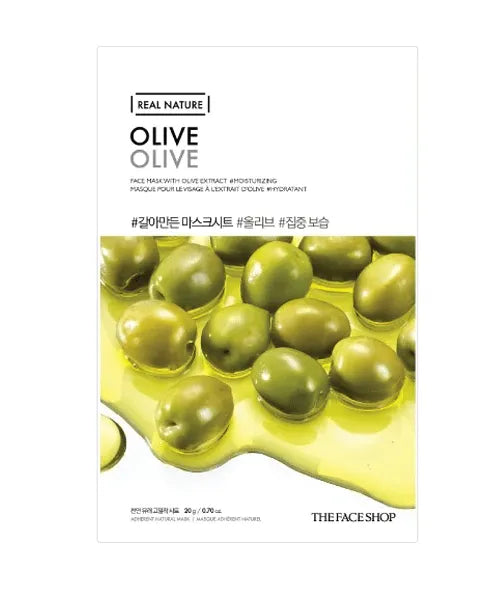 THE FACE SHOP - Real Nature Olive Face Mask