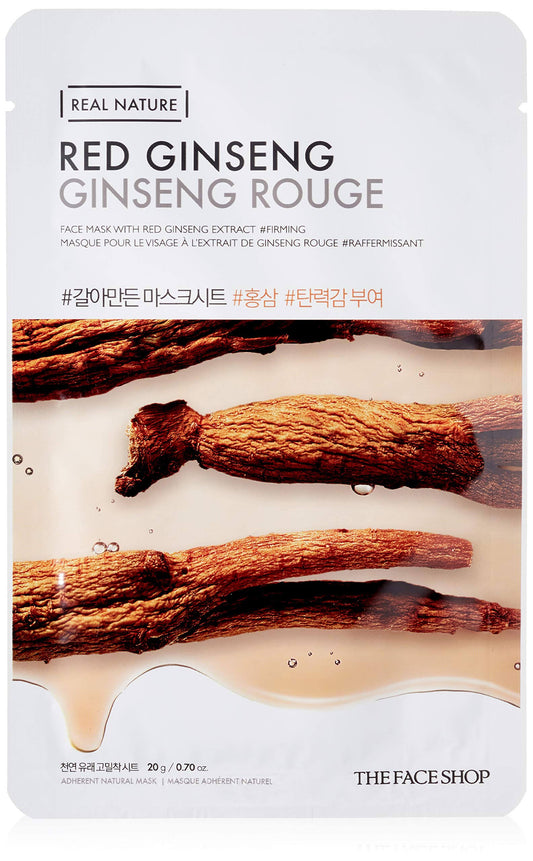 THE FACE SHOP - Real Nature Red Ginseng Face Mask